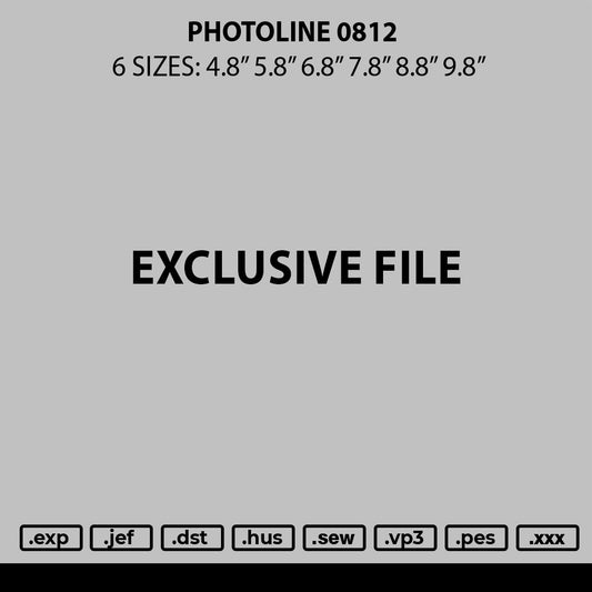 Photoline 0812 Embroidery File 6 sizes