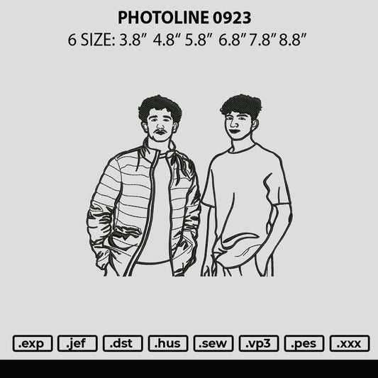 Photoline 0923 Embroidery File 6 sizes