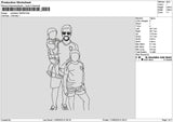 Photoline 1006 Embroidery File 6 sizes