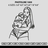 Photoline 1009 Embroidery File 6 sizes