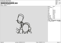Photoline 1009 Embroidery File 6 sizes