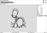 Photoline 1009 Embroidery File 6 sizes