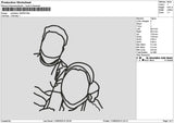 Photoline 1009 Embroidery File 6 sizes