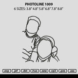 Photoline 1009 Embroidery File 6 sizes