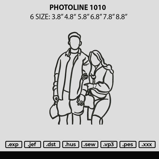 Photoline 1010 Embroidery File 6 sizes
