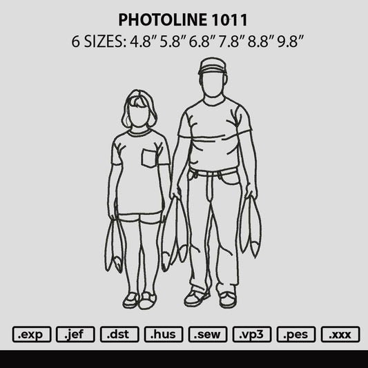 Photoline 1011 Embroidery File 6 sizes