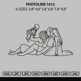 Photoline 1012 Embroidery File 6 sizes