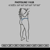 Photoline 1102b Embroidery File 6 sizes