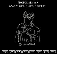 Photoline 1107 Embroidery File 6 sizes