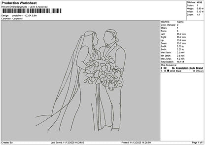 Photoline 1112a Embroidery File 6 sizes