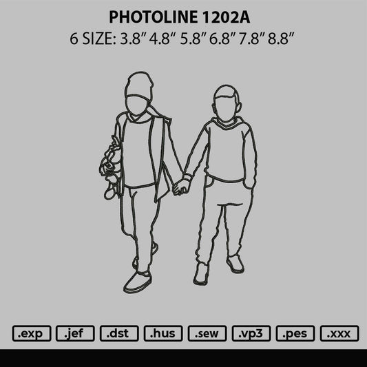 Photoline 1202a Embroidery File 6 sizes