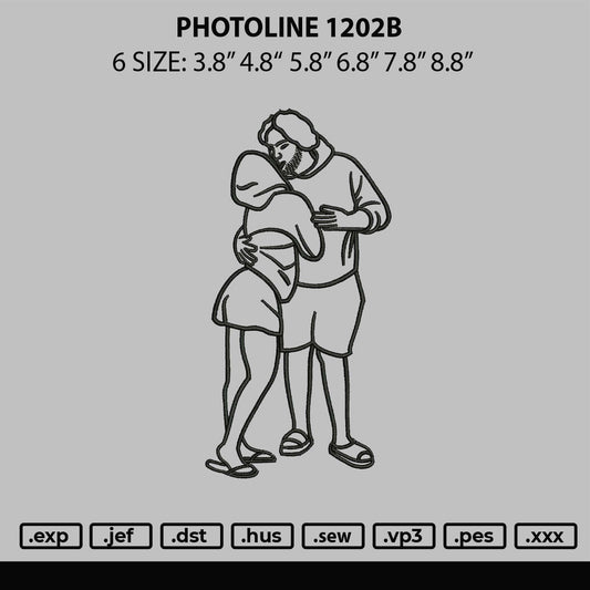 Photoline 1202b Embroidery File 6 sizes