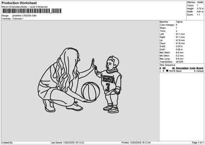 Photoline 1202b Embroidery File 6 sizes