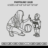 Photoline 1202b Embroidery File 6 sizes