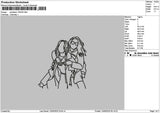 Photoline 1205 Embroidery File 6 sizes