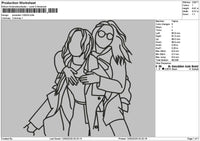 Photoline 1205 Embroidery File 6 sizes