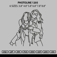 Photoline 1205 Embroidery File 6 sizes