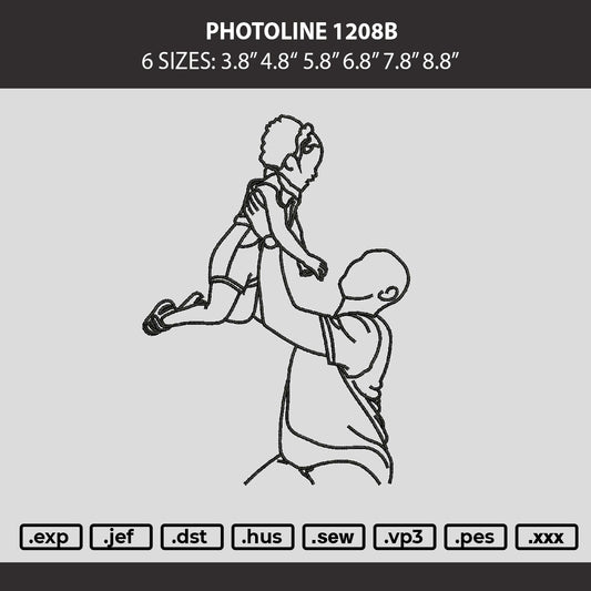 Photoline 1208b Embroidery Machine Design File 6 sizes