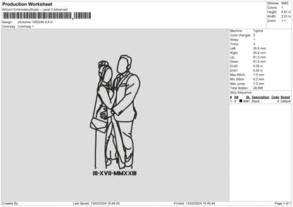 Photoline 1302b Embroidery File 6 sizes