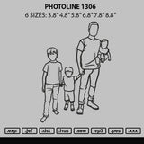 Photoline 1306 Embroidery File 6 sizes