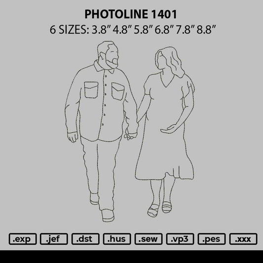 Photoline 1401 Embroidery File 6 sizes