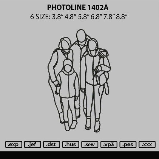Photoline 1402 Embroidery File 6 sizes