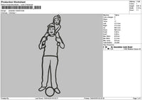 Photoline 1404 Embroidery File 6 sizes