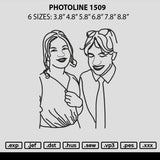 Photoline 1509 Embroidery File 6 sizes