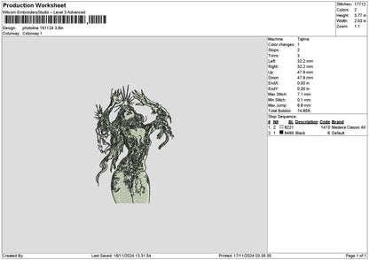 Photoline 1611a Embroidery File 6 sizes