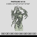 Photoline 1611a Embroidery File 6 sizes