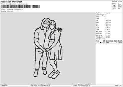 Photoline 1701b Embroidery File 6 sizes