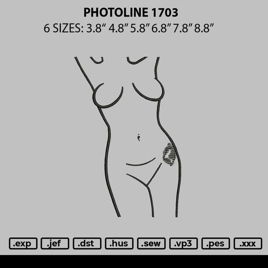 Photoline 1703 Embroidery File 6 sizes