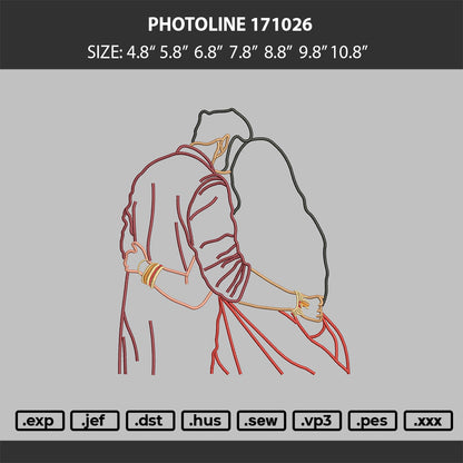 Photoline 171026 Embroidery Machine Design File 6 sizes