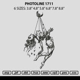 Photoline 1711 Embroidery File 6 sizes