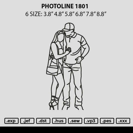 Photoline 1801 Embroidery File 6 sizes