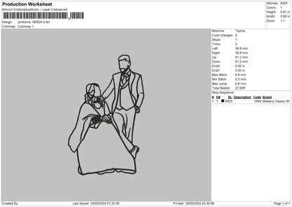 Photoline 1805 Embroidery File 6 sizes