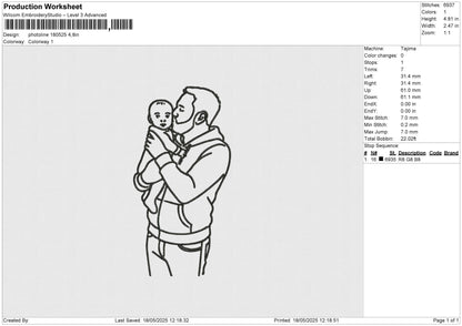 Photoline 180525 Embroidery File 6 size