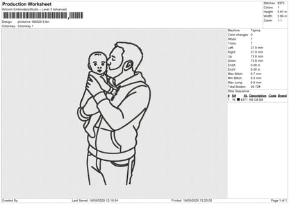 Photoline 180525 Embroidery File 6 size