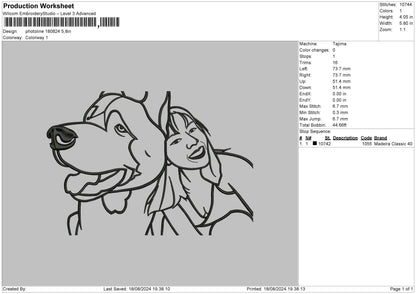 Photoline 1808 Embroidery File 6 sizes