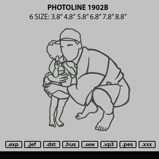 Photoline 1902b Emboidery File 6 sizes