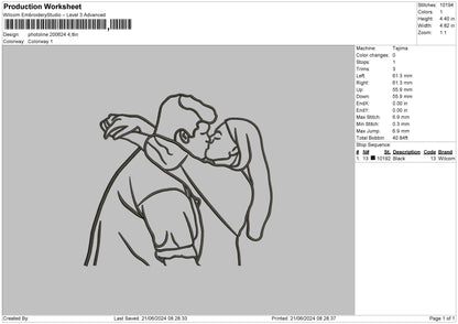 Photoline 0620 Embroidery File 6 sizes