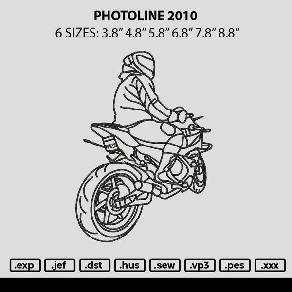 Photoline 2010 Embroidery File 6 sizes