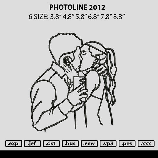 Photoline 2012 Embroidery File 6 sizes