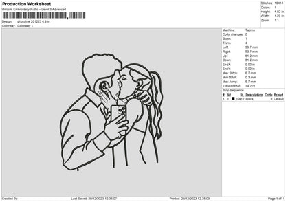 Photoline 2012 Embroidery File 6 sizes