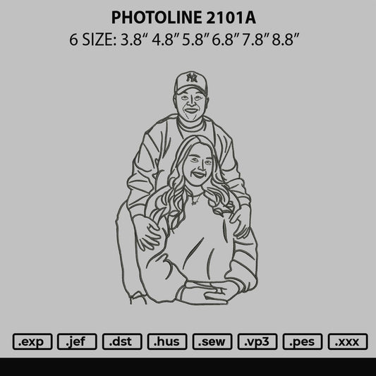 Photoline 2101a Embroidery File 6 sizes