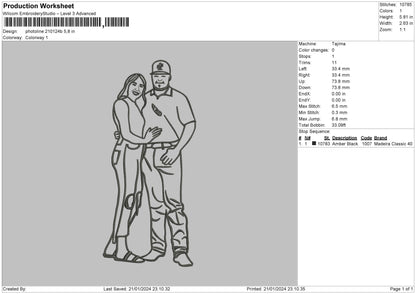 Photoline 2101b Embroidery File 6 sizes