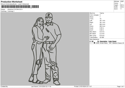 Photoline 2101b Embroidery File 6 sizes