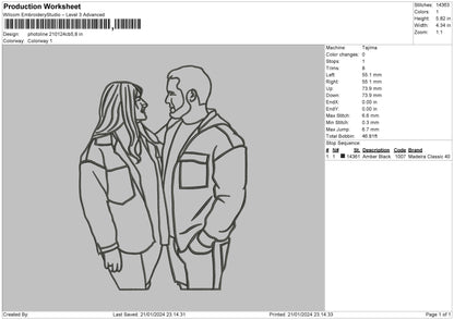 Photoline 2101c Embroidery File 6 sizes