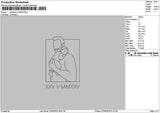 Photoline 2206 Embroidery File 6 sizes