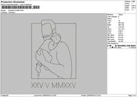 Photoline 2206 Embroidery File 6 sizes